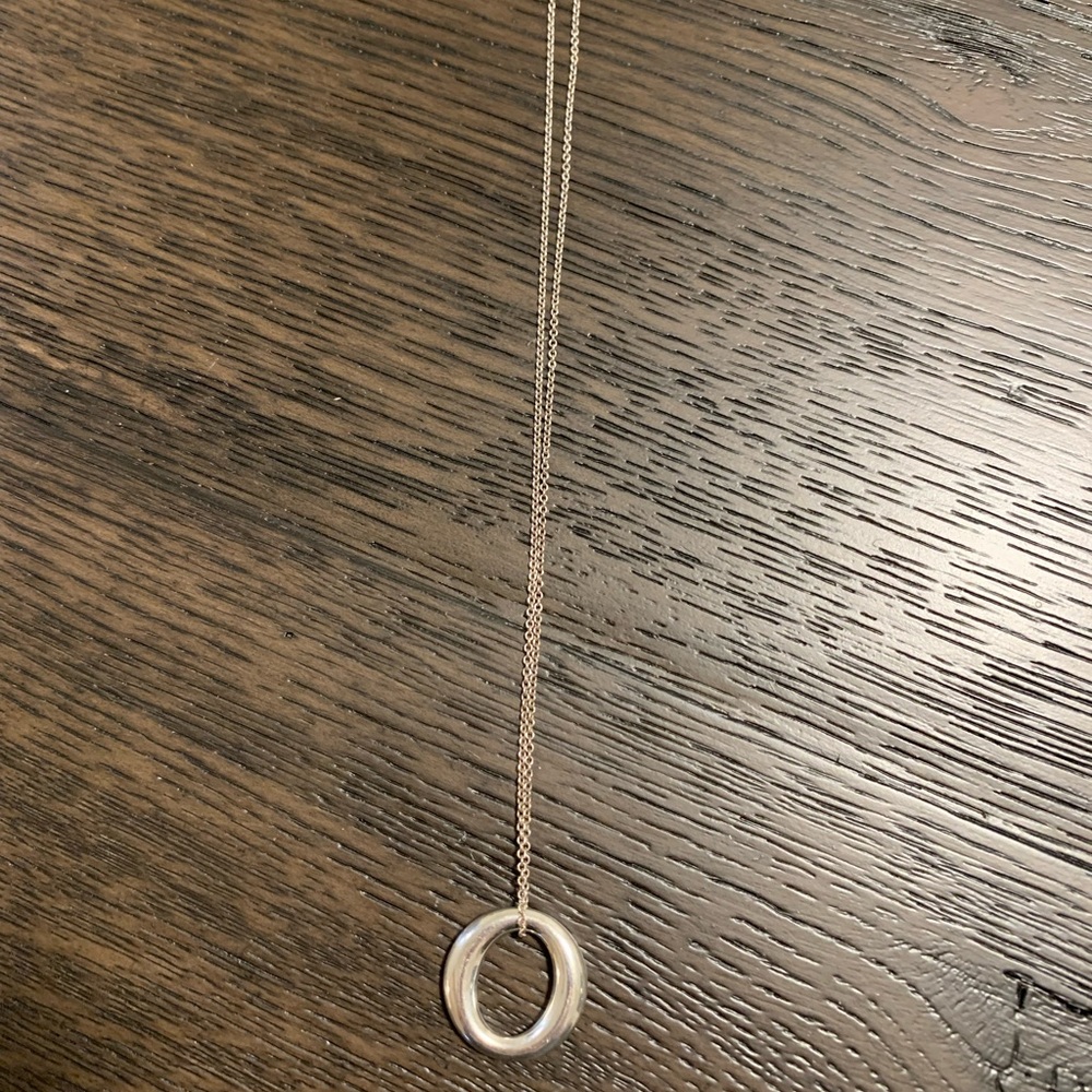 Tiffany & Co Elsa Peretti Sevillana Necklace on Tiffany & Co Elsa Peretti chain